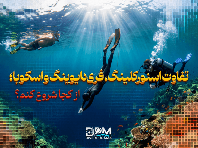 تفاوت اسنورکلینگ، فری‌دایوینگ و اسکوبا؛ از کجا شروع کنم؟